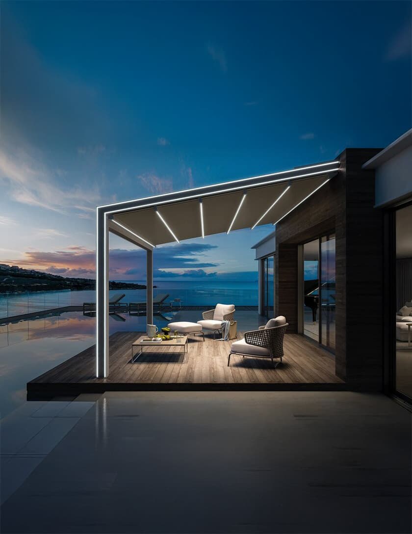 Pergola bioclimatique ou pergola à toile ? Laquelle choisir ?